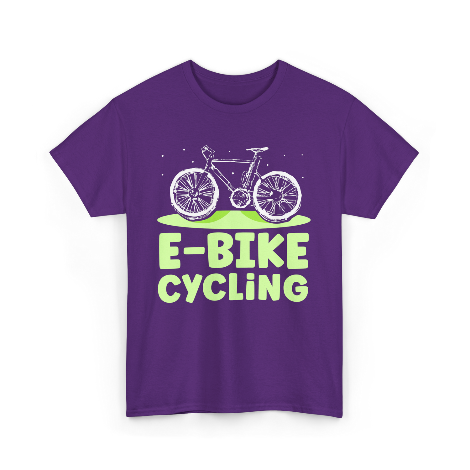 Bike Cycling Biker Cyclist T-Shirt - Purple