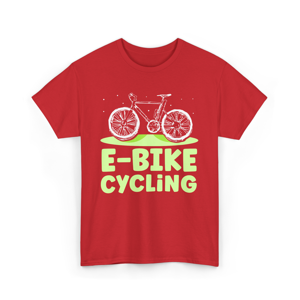 Bike Cycling Biker Cyclist T-Shirt - Red
