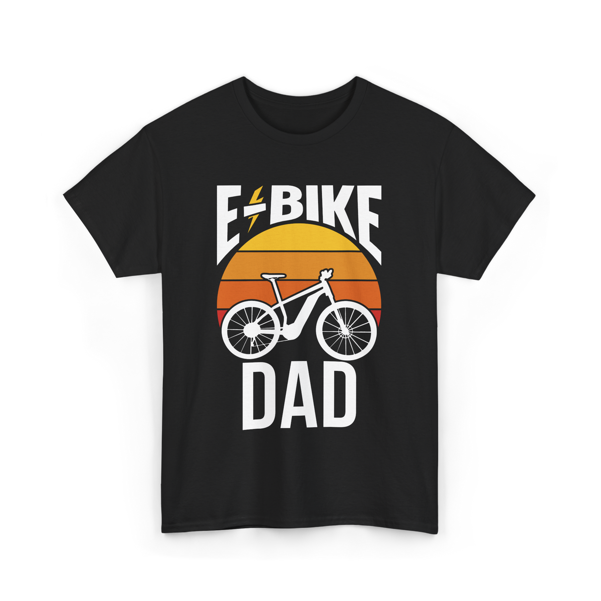 Bike Dad Biking Cyclist T-Shirt - Black