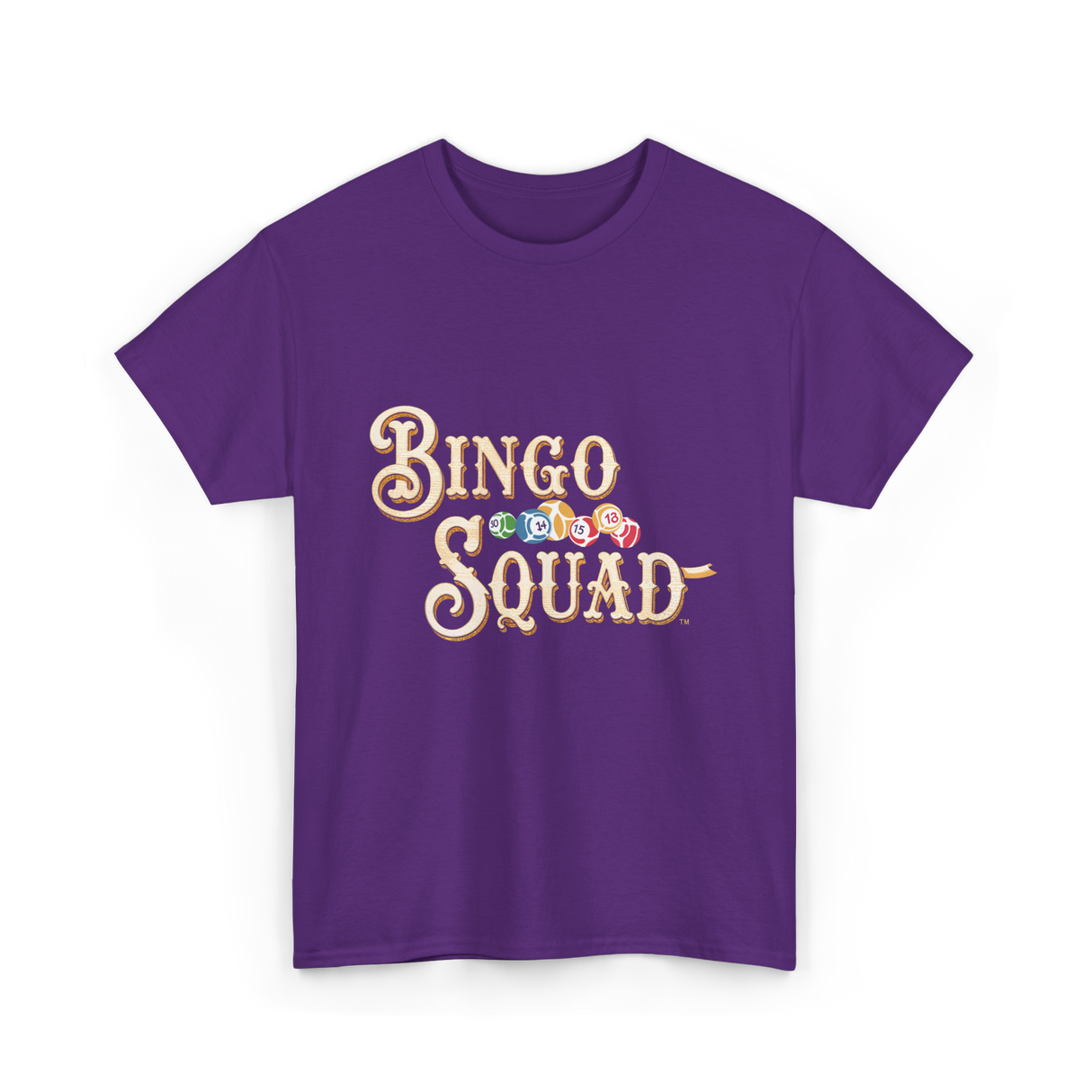 Bingo Squad Bingo Game T-Shirt - Purple