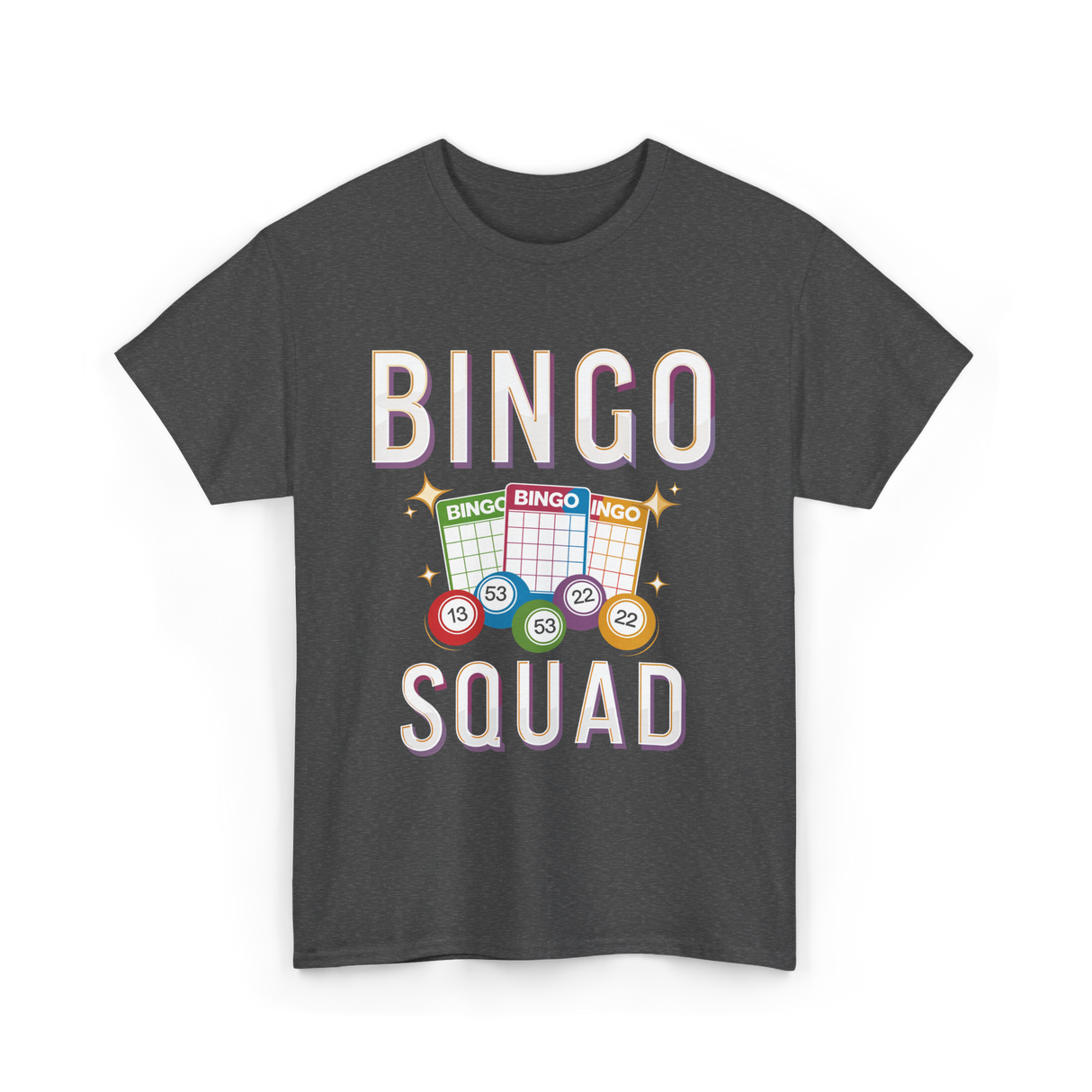 Bingo Squad Bingo Player T-Shirt - Dark Heather