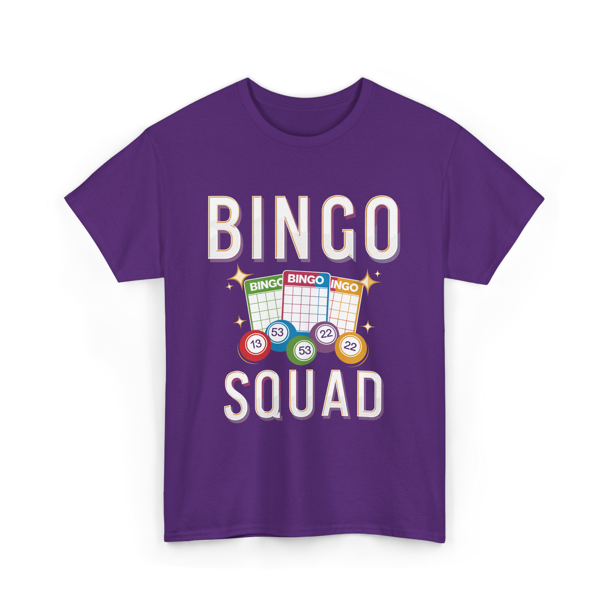 Bingo Squad Bingo Player T-Shirt - Purple