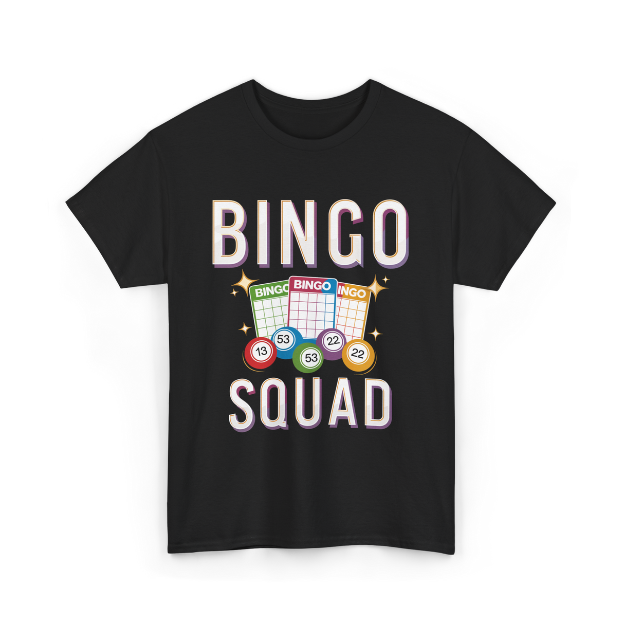 Bingo Squad Bingo Player T-Shirt - Black