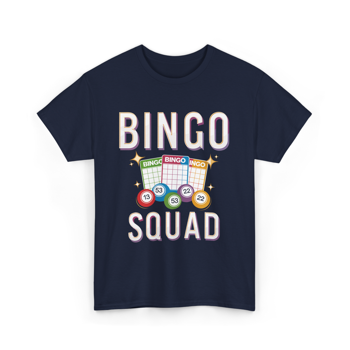 Bingo Squad Bingo Player T-Shirt - Navy