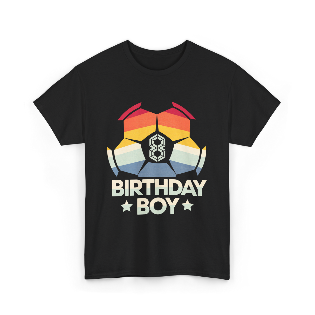 Birthday Boy Soccer Player T-Shirt - Black