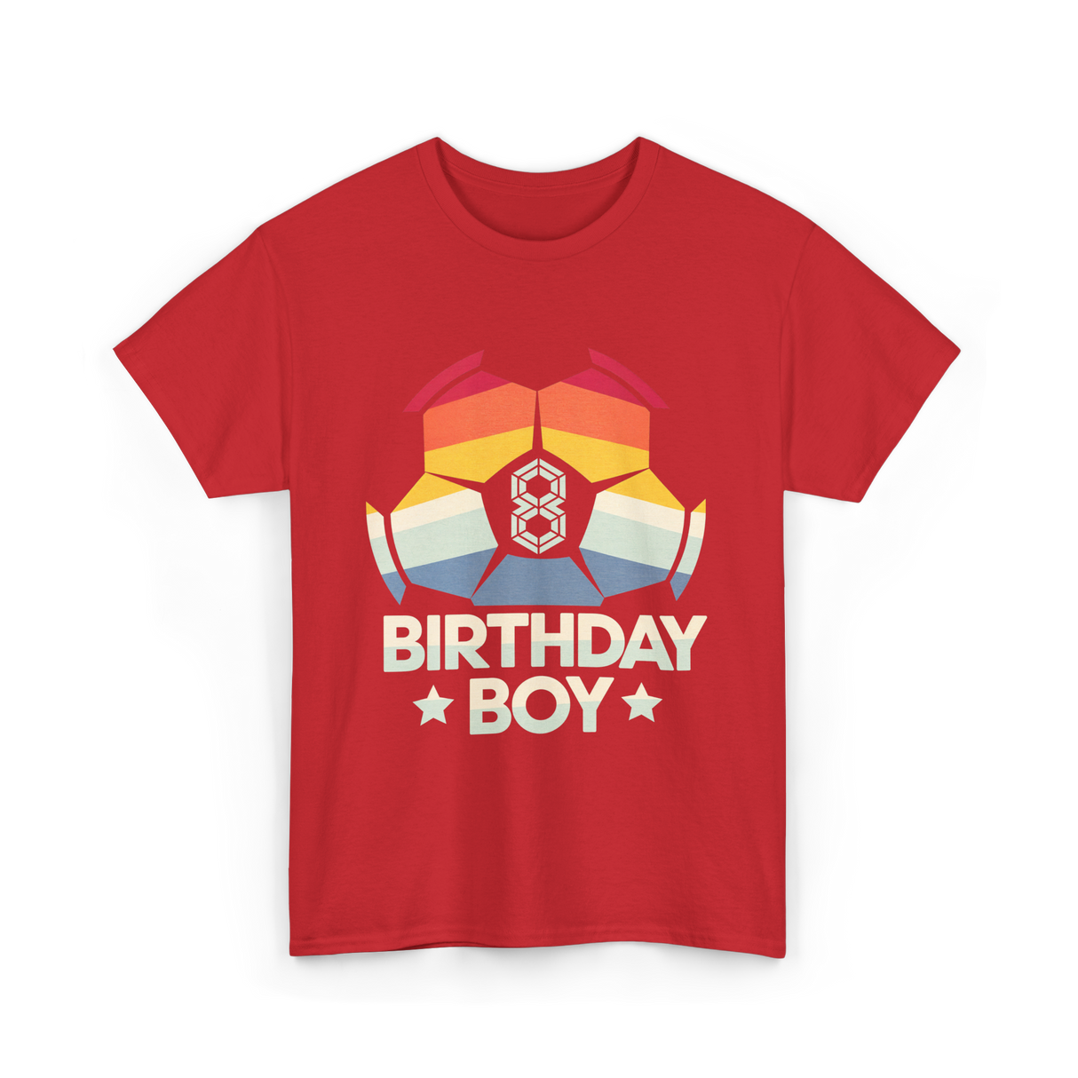Birthday Boy Soccer Player T-Shirt - Red