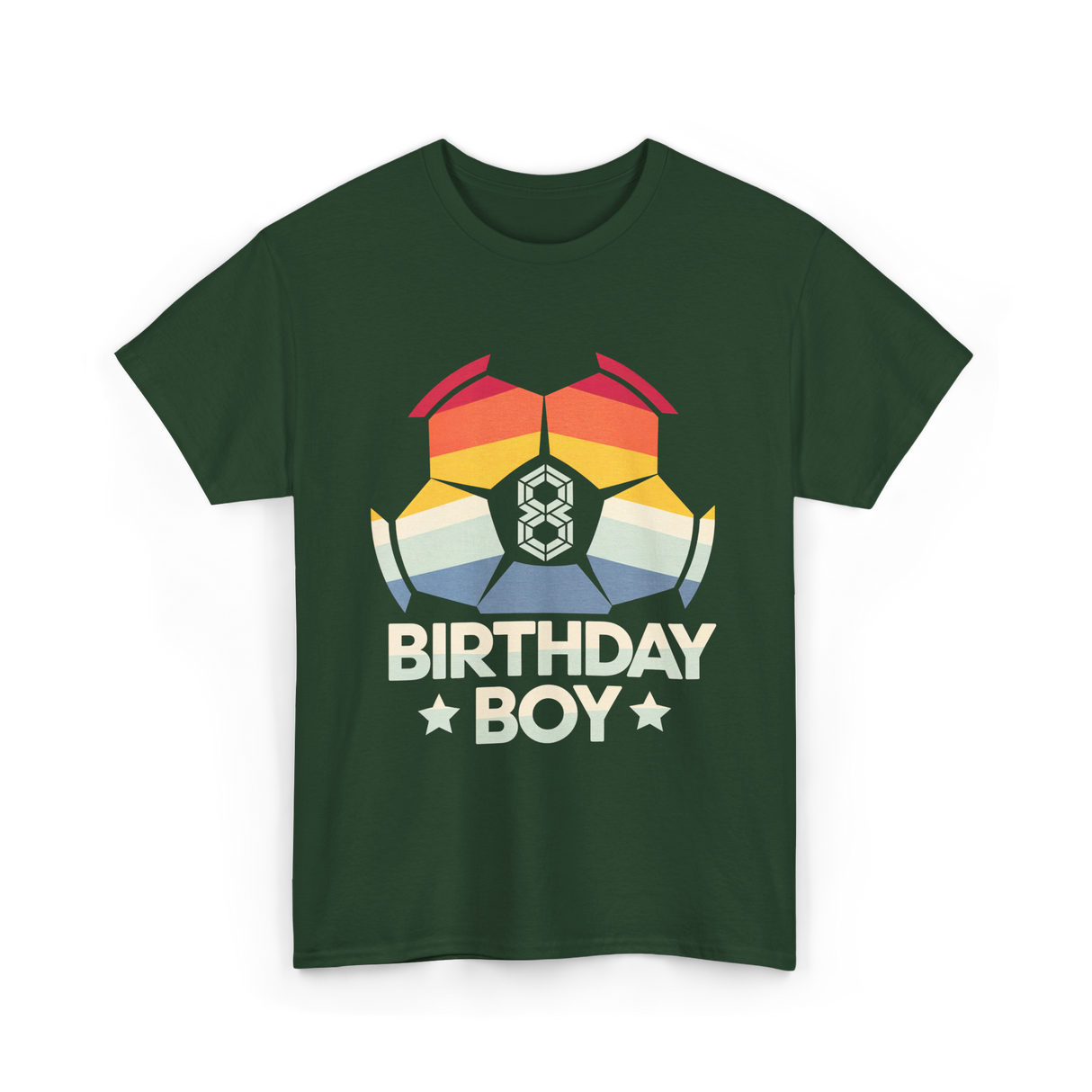 Birthday Boy Soccer Player T-Shirt - Forest Green