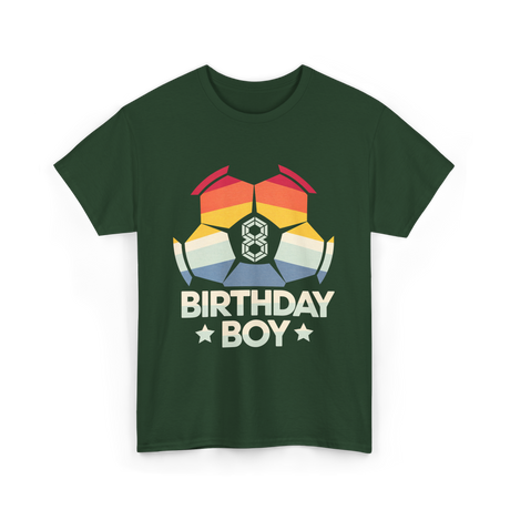 Birthday Boy Soccer Player T-Shirt - Forest Green