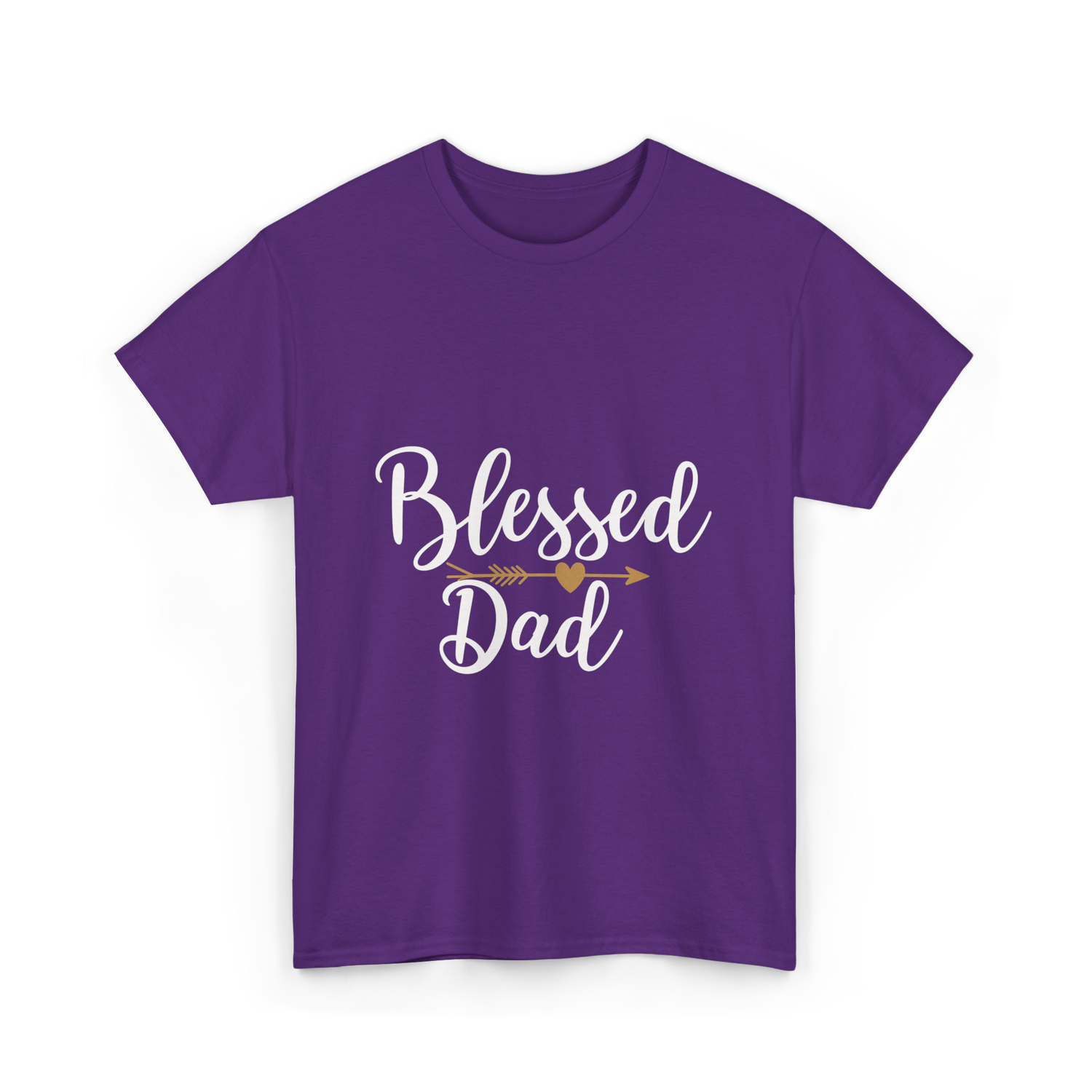 Blessed Dad T-Shirt - Purple