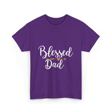 Blessed Dad T-Shirt - Purple