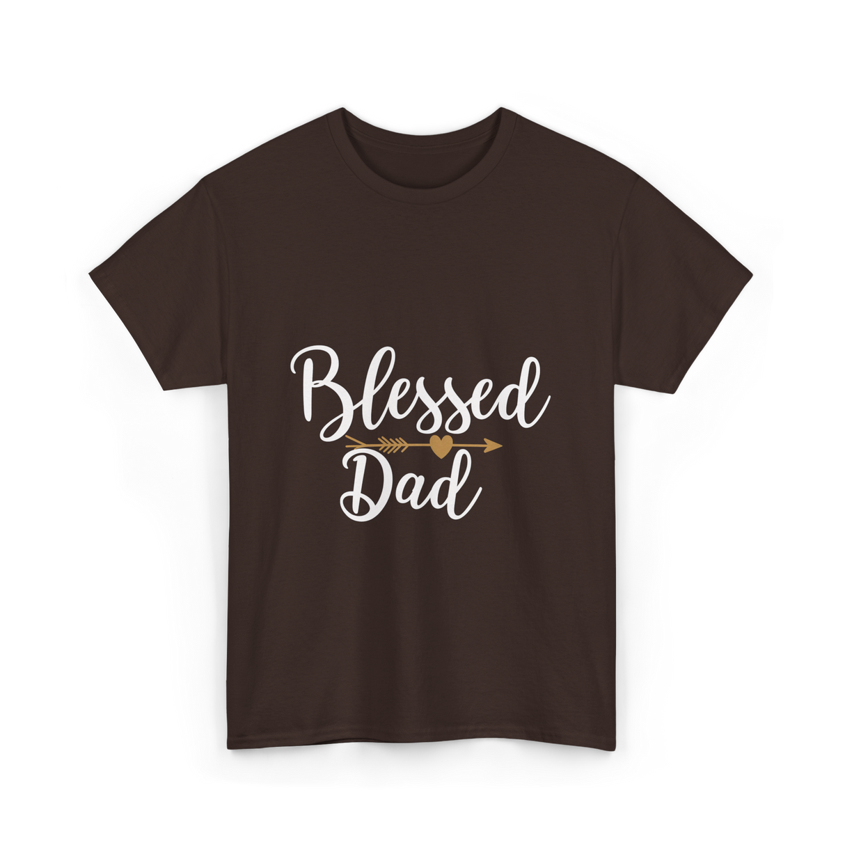 Blessed Dad T-Shirt - Dark Chocolate
