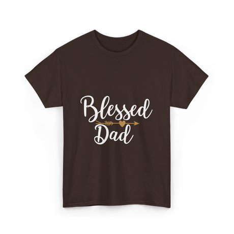 Blessed Dad T-Shirt - Dark Chocolate