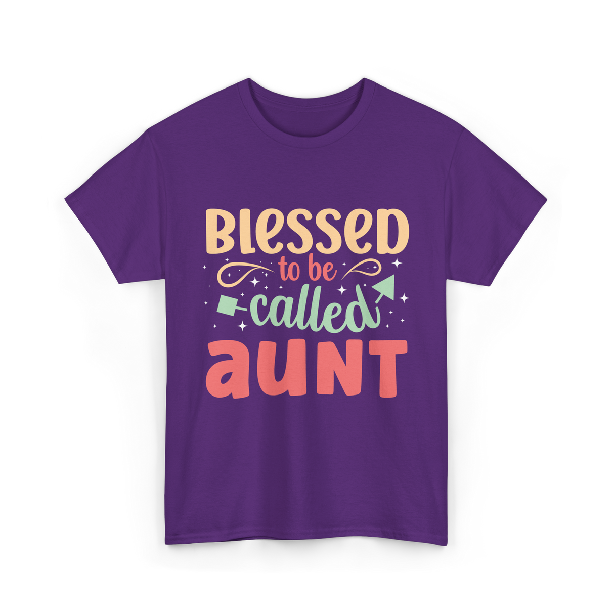 Blessed to be Called Aunt T-Shirt - Purple