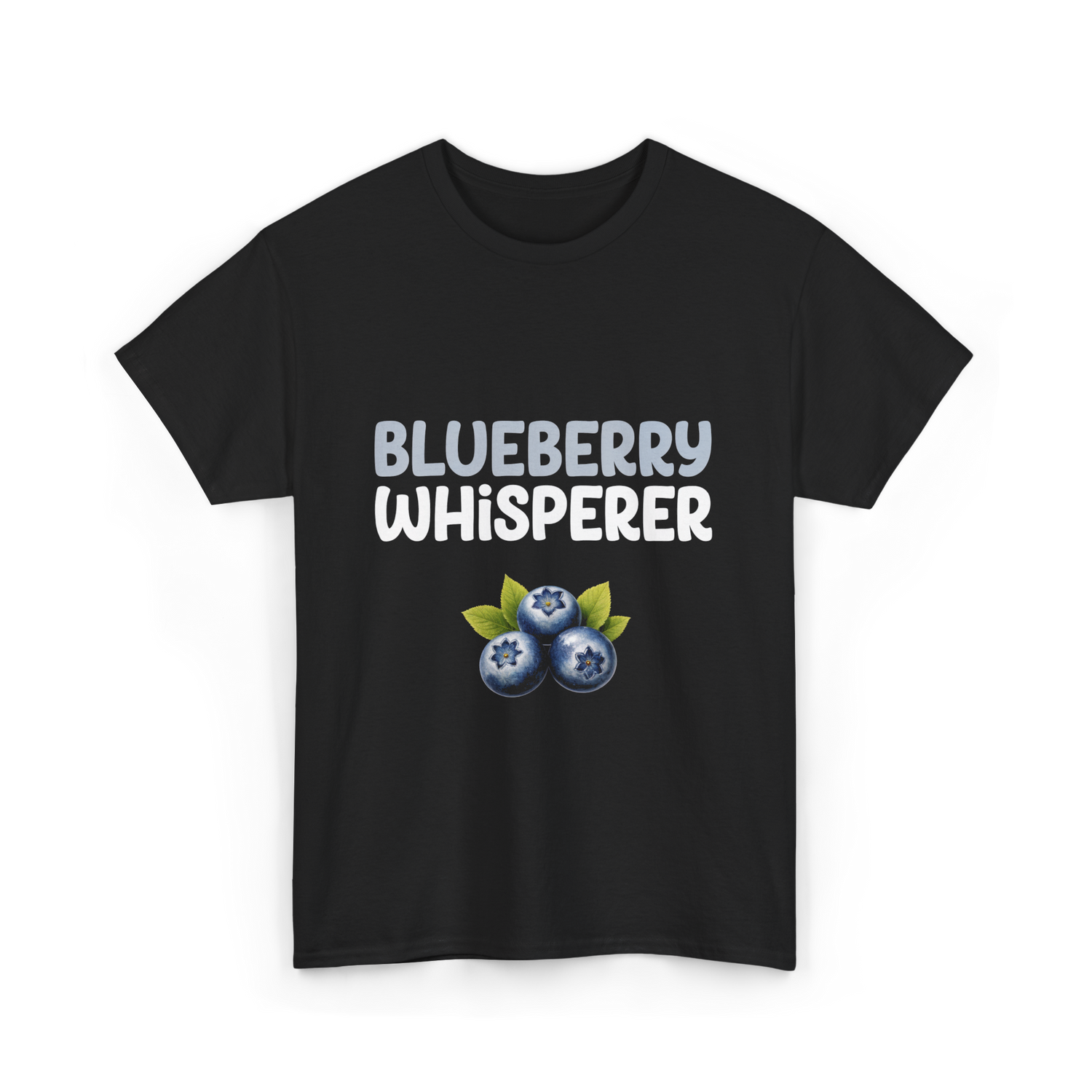 Blueberry Whisperer Blueberry T-Shirt - Black