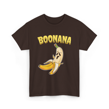 Boonana Banana Halloween Ghost T-Shirt - Dark Chocolate