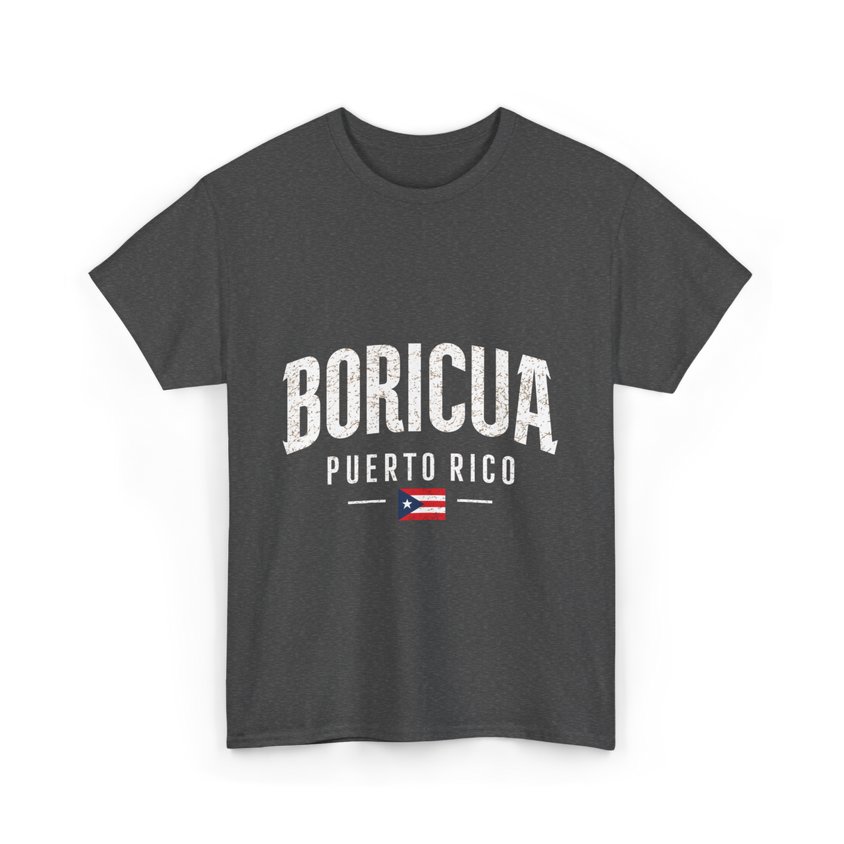 Boricua Puerto Rico Pride T-Shirt - Dark Heather