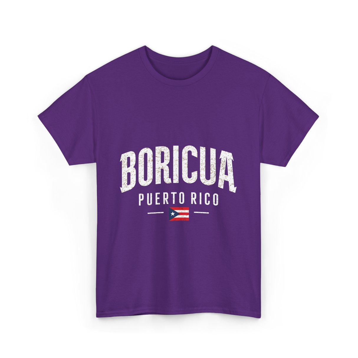 Boricua Puerto Rico Pride T-Shirt - Purple