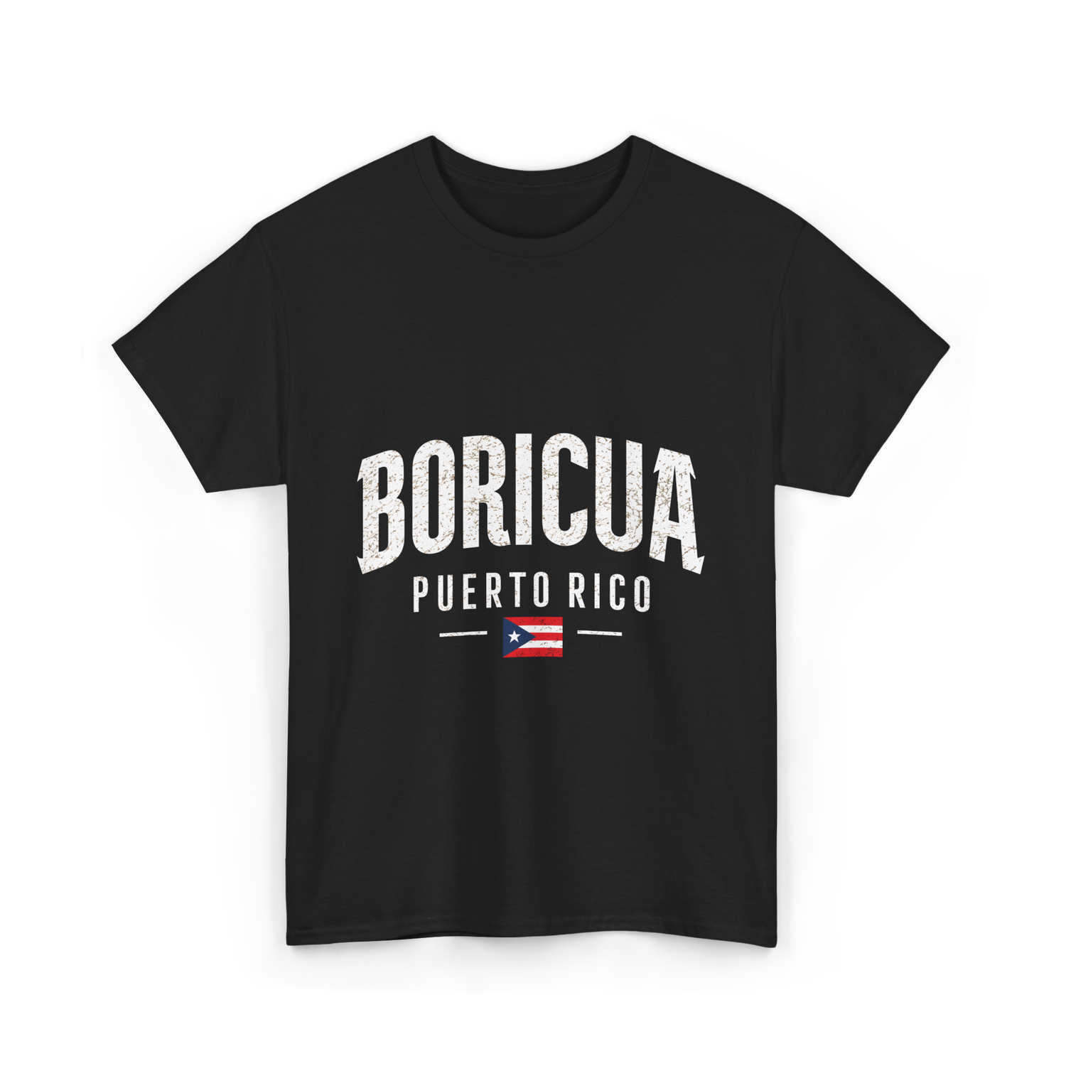 Boricua Puerto Rico Pride T-Shirt - Black