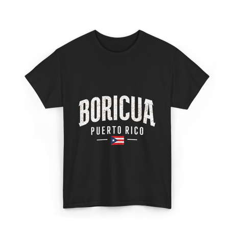 Boricua Puerto Rico Pride T-Shirt - Black