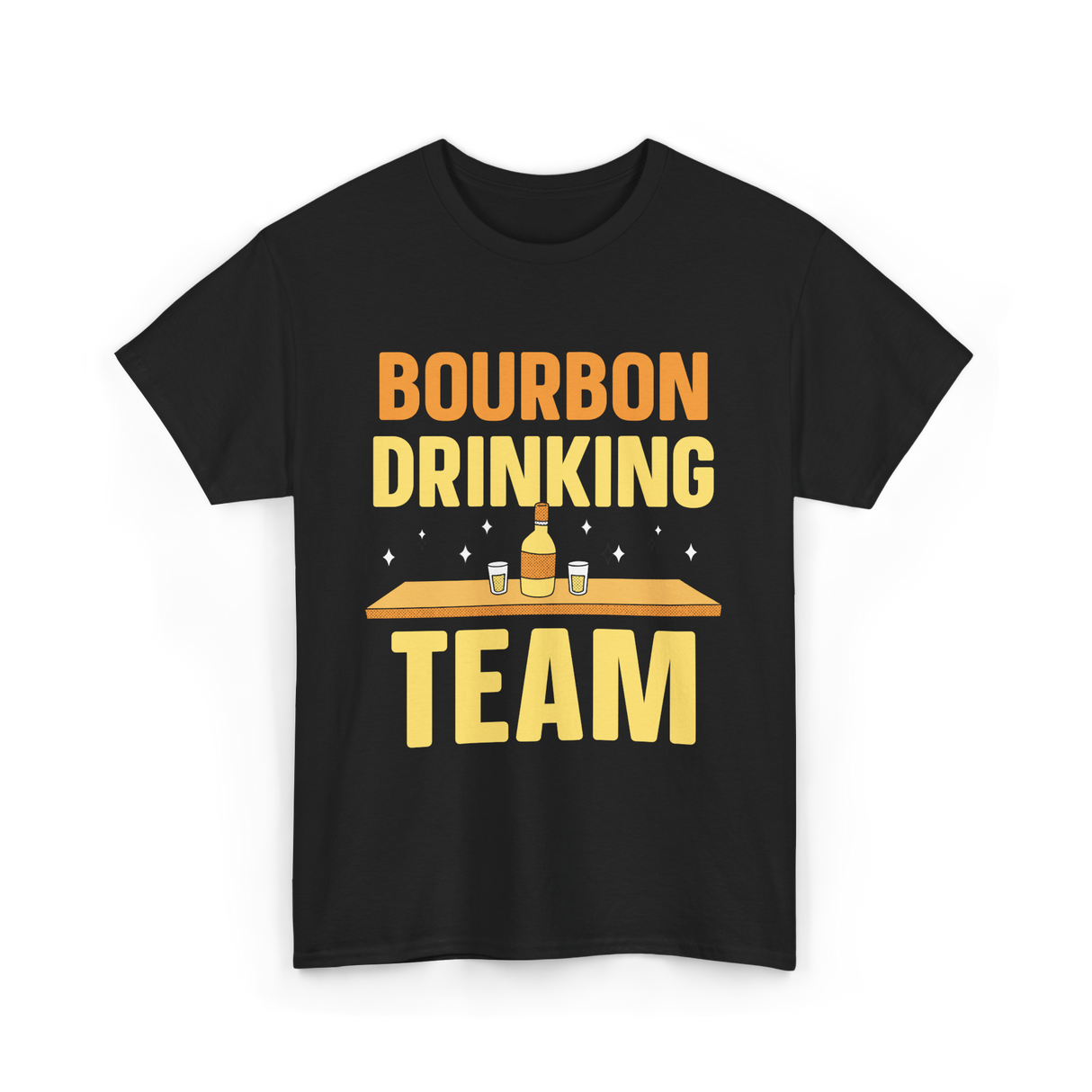 Bourbon Drinking Team Bourbon T-Shirt - Black