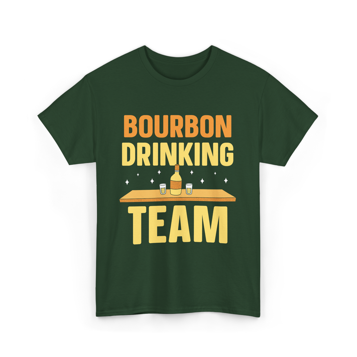 Bourbon Drinking Team Bourbon T-Shirt - Forest Green