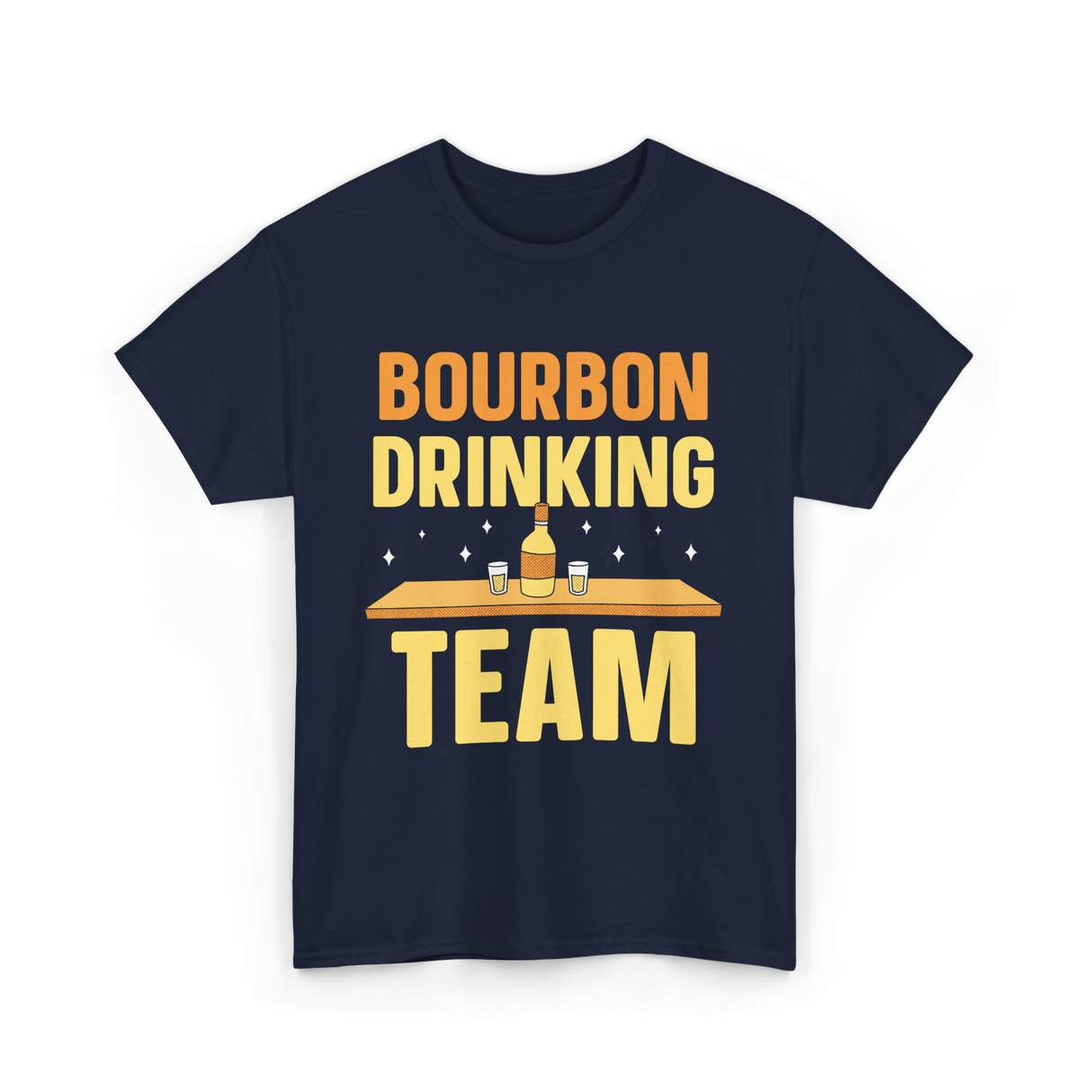 Bourbon Drinking Team Bourbon T-Shirt - Navy
