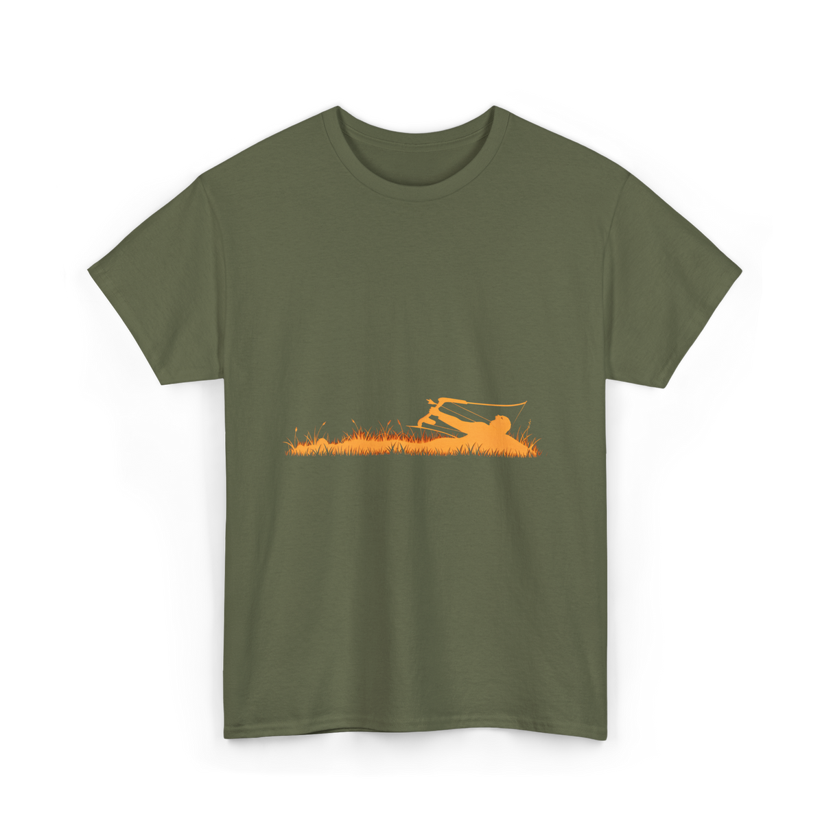 Bow Hunter Archery Hunting T-Shirt - Military Green