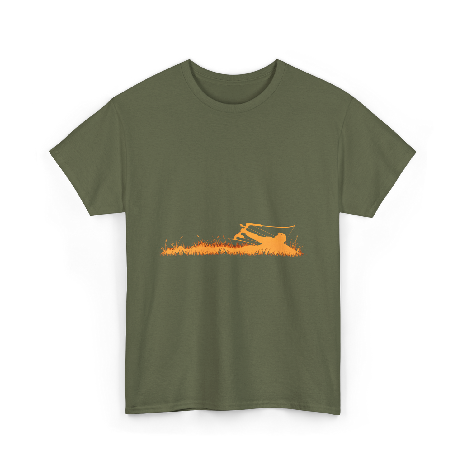 Bow Hunter Archery Hunting T-Shirt - Military Green