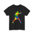 Boxing Colorful Fighter Boxing T-Shirt - Black