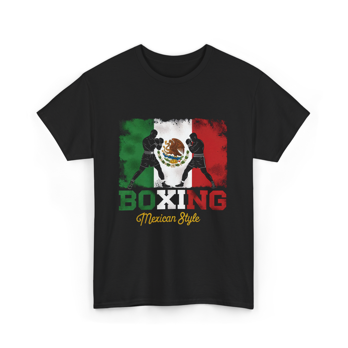 Boxing Mexican Style Boxing T-Shirt - Black