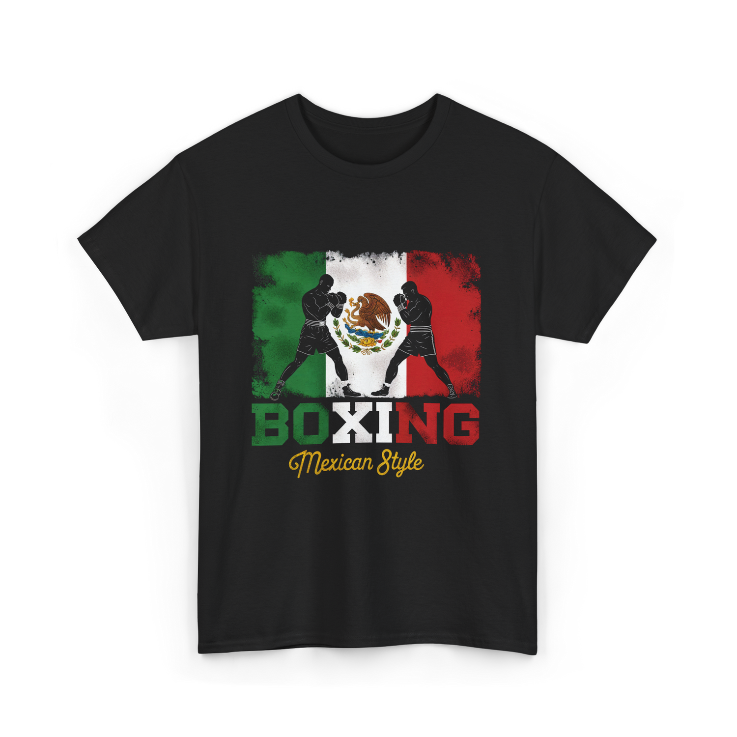 Boxing Mexican Style Boxing T-Shirt - Black