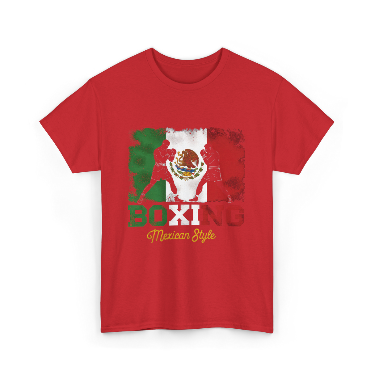 Boxing Mexican Style Boxing T-Shirt - Red