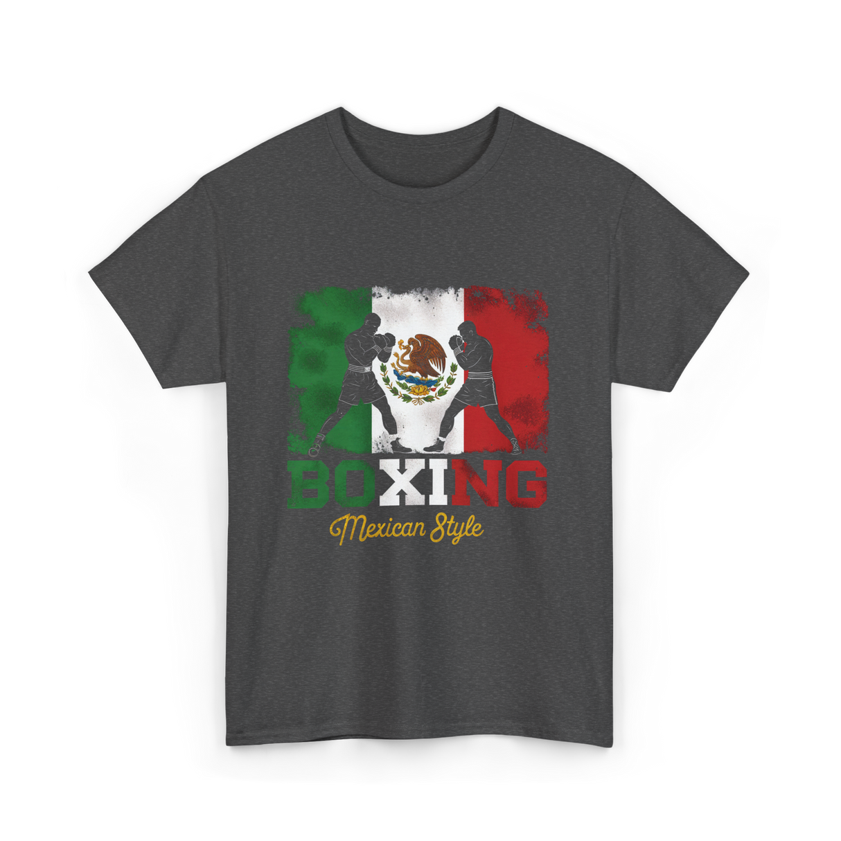 Boxing Mexican Style Boxing T-Shirt - Dark Heather