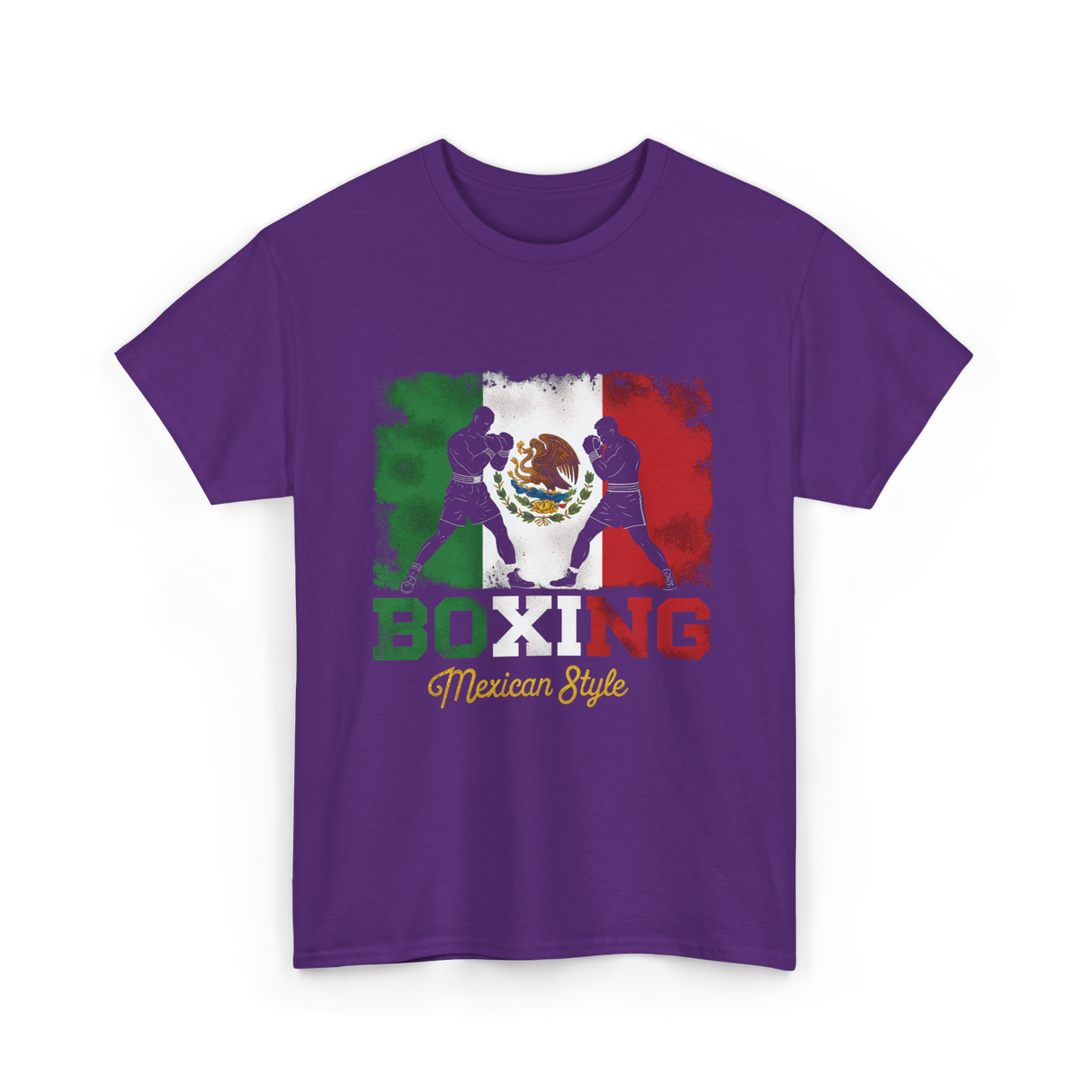 Boxing Mexican Style Boxing T-Shirt - Purple