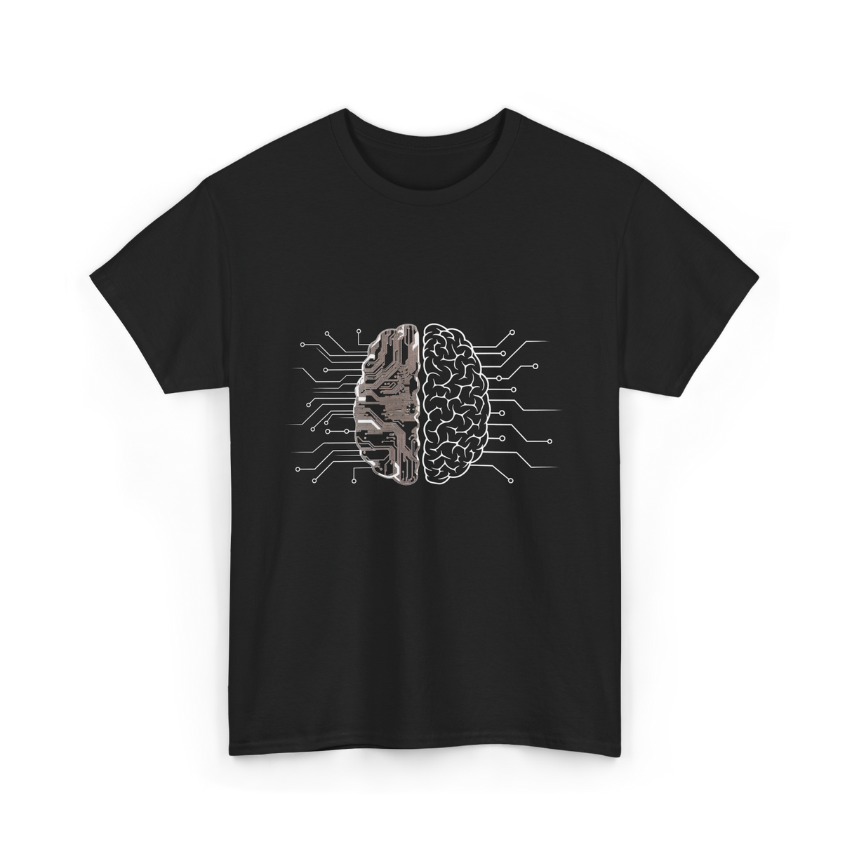 Brain Circuitry Programmer Technology T-Shirt - Black