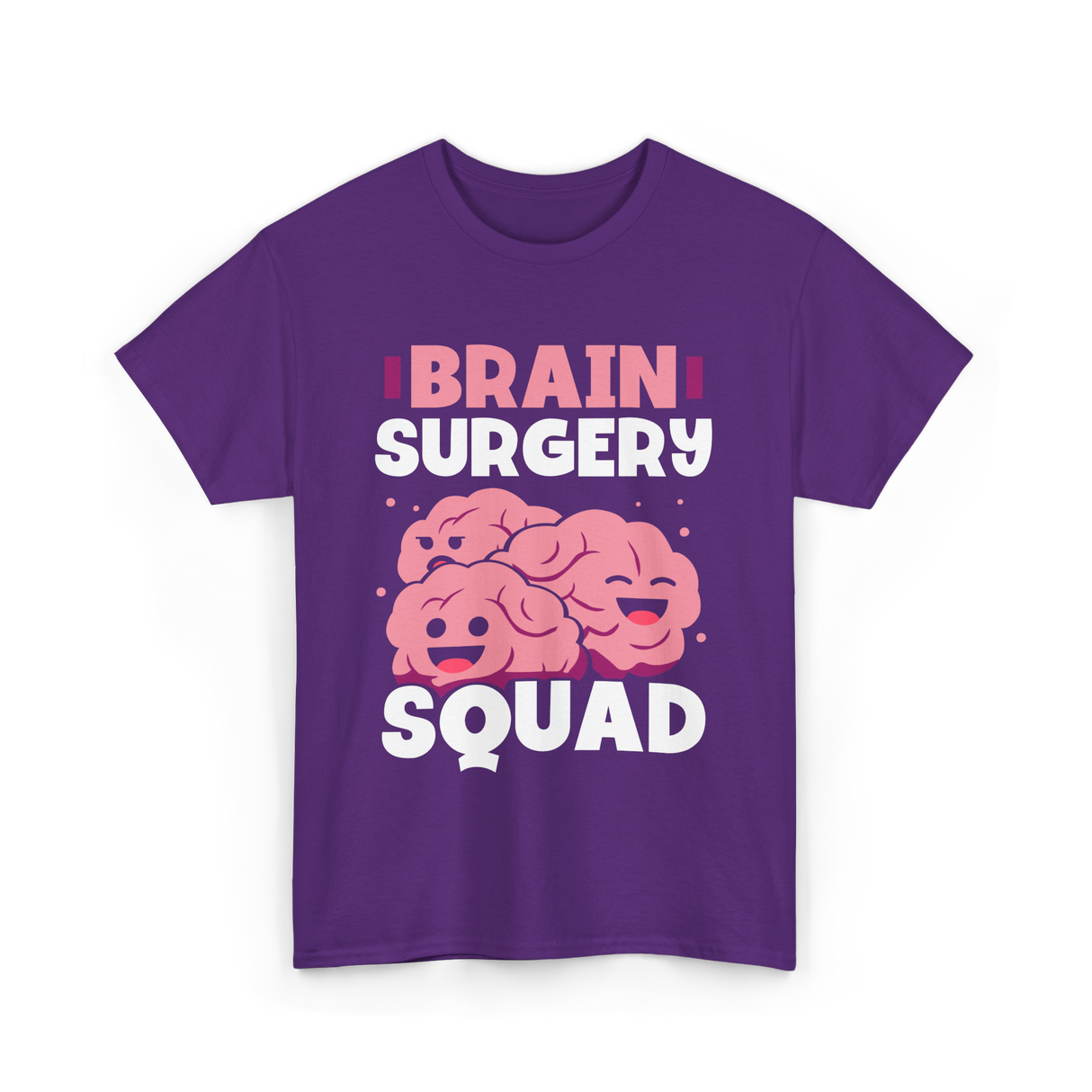 Brain Surgery Squad Brain Health T-Shirt - Purple