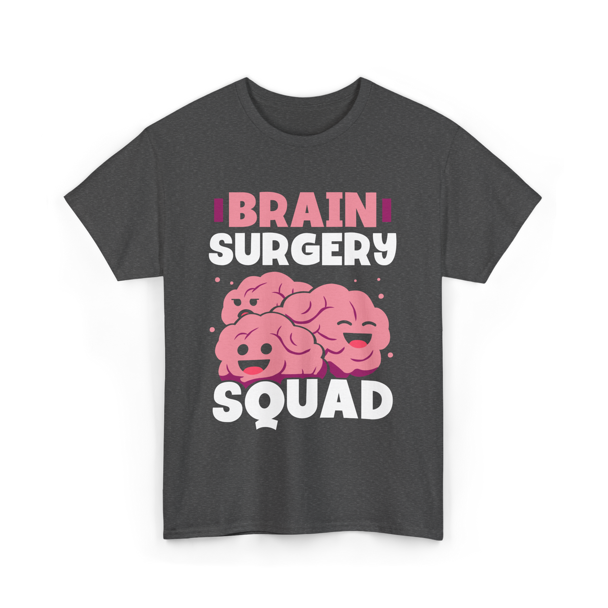 Brain Surgery Squad Brain Health T-Shirt - Dark Heather