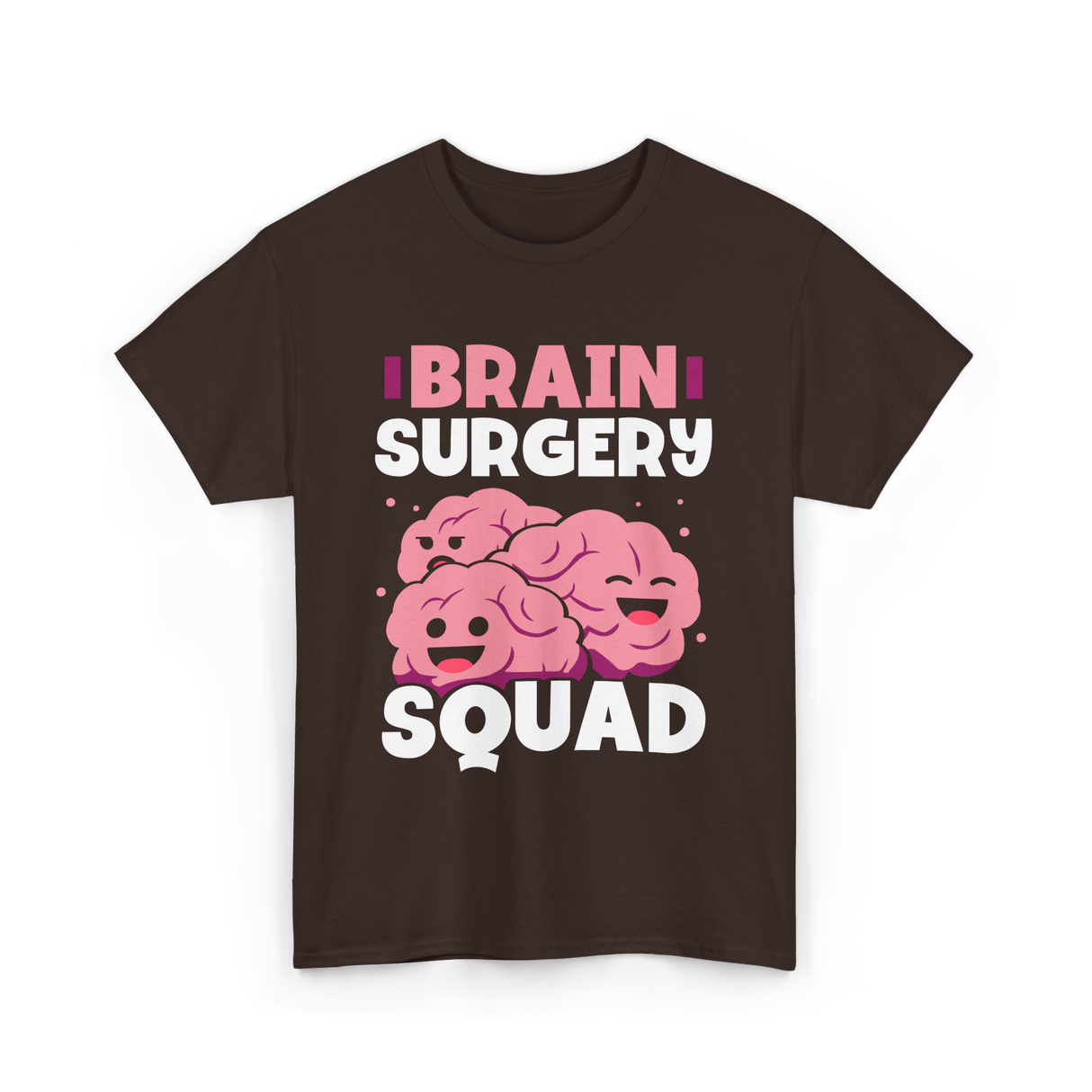 Brain Surgery Squad Brain Health T-Shirt - Dark Chocolate