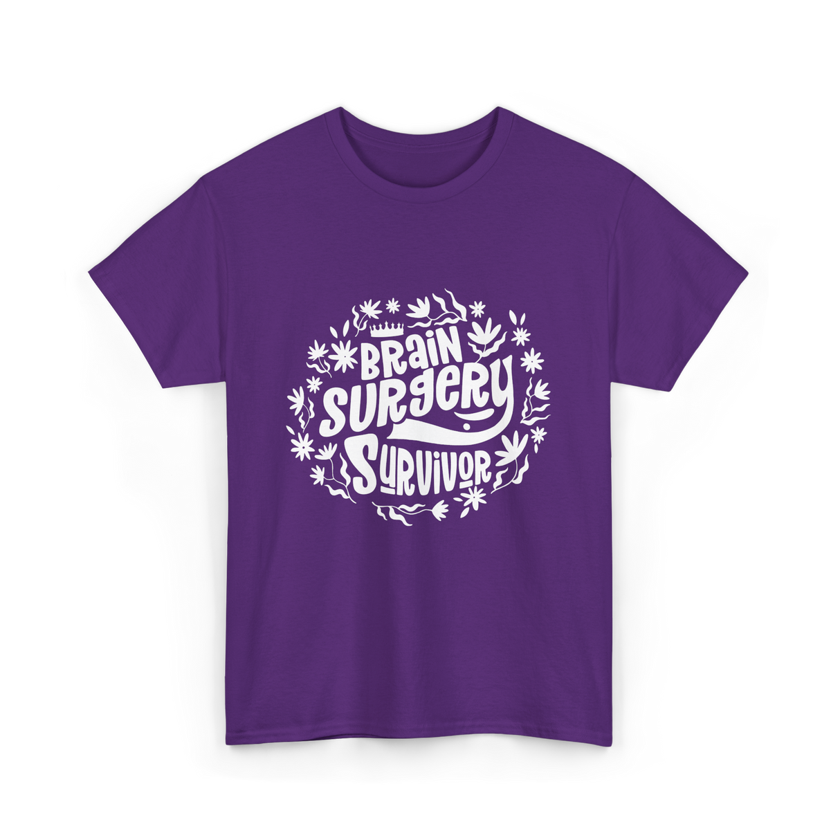 Brain Surgery Survivor T-Shirt - Purple