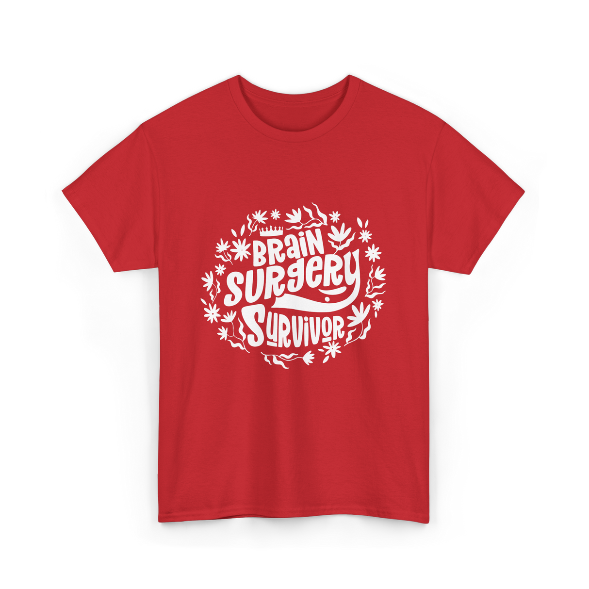 Brain Surgery Survivor T-Shirt - Red