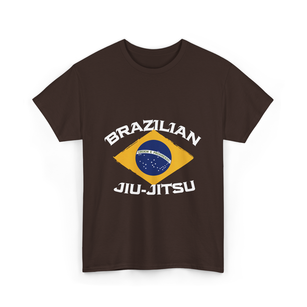 Brazilian Jiu Jitsu BJJ Grappling T-Shirt - Dark Chocolate