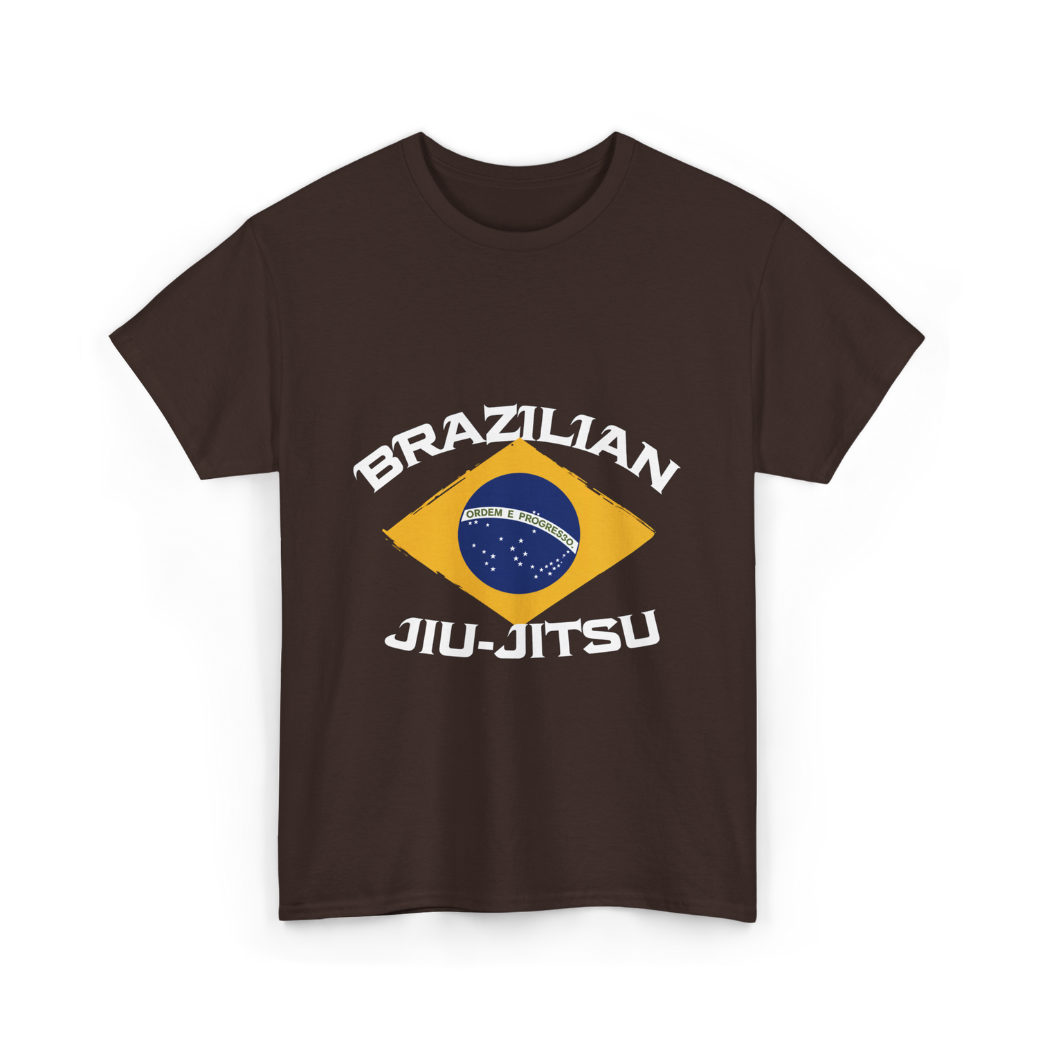 Brazilian Jiu Jitsu BJJ Grappling T-Shirt - Dark Chocolate
