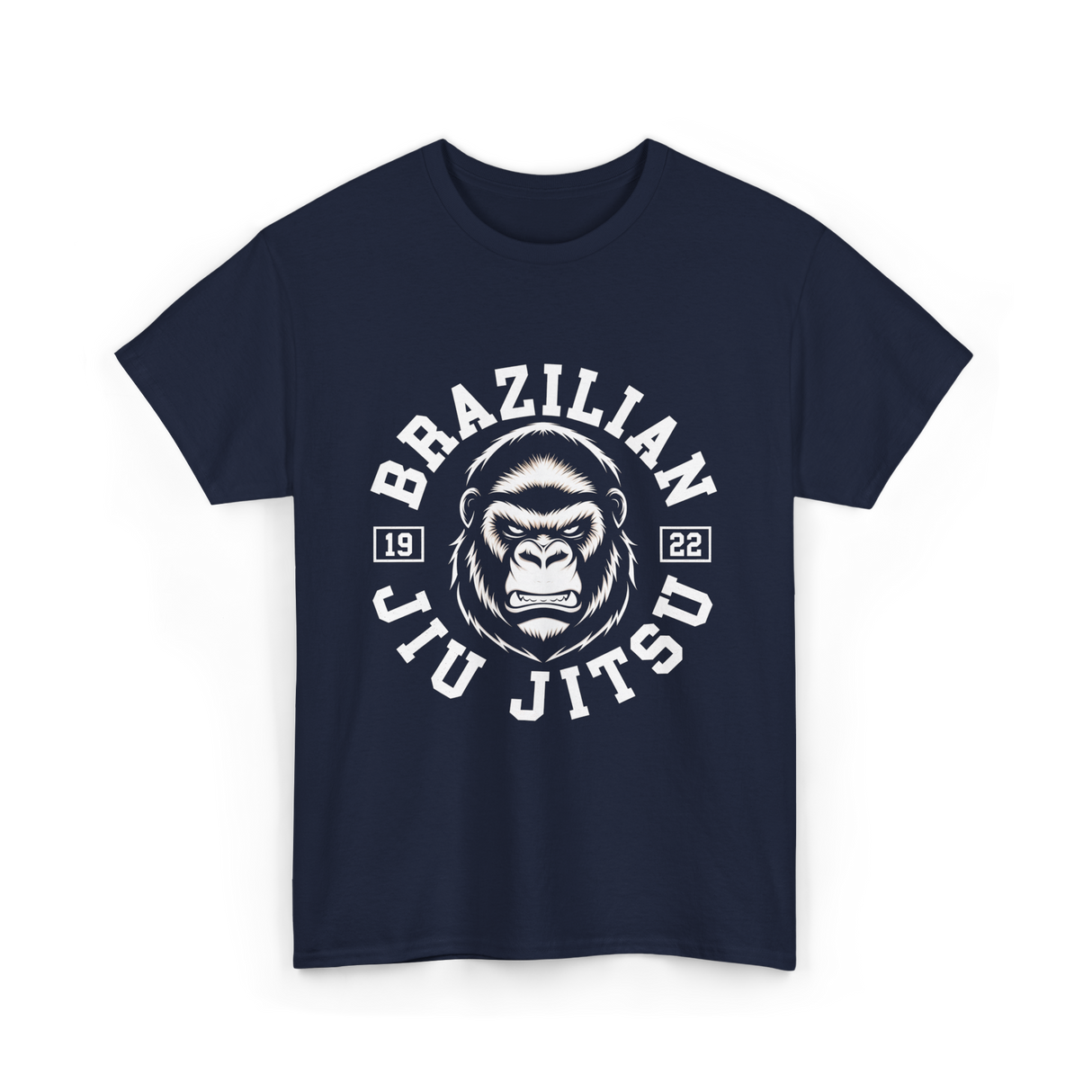 Brazilian Jiu Jitsu BJJ Martial Arts T-Shirt - Navy