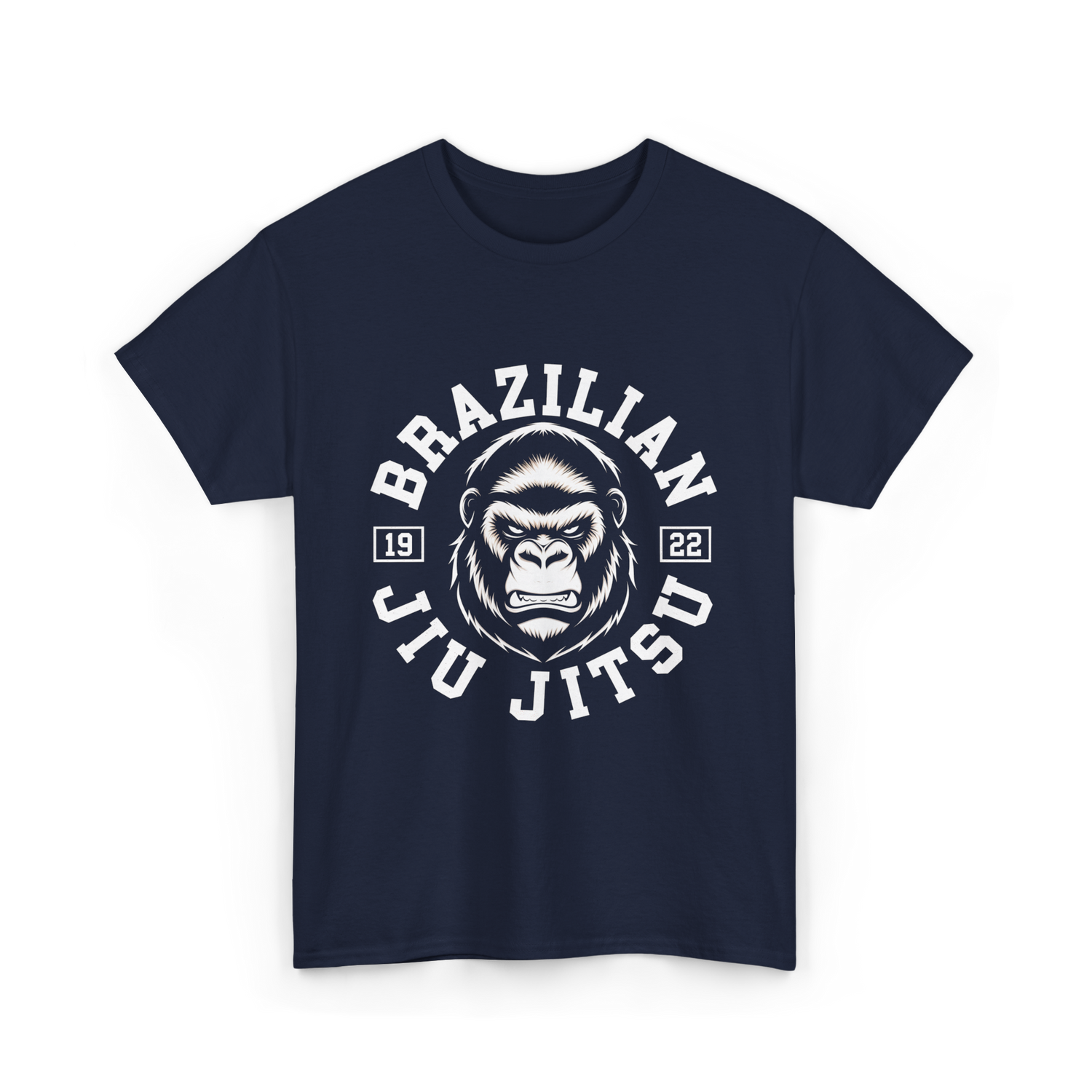 Brazilian Jiu Jitsu BJJ Martial Arts T-Shirt - Navy