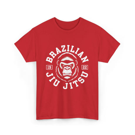 Brazilian Jiu Jitsu BJJ Martial Arts T-Shirt - Red
