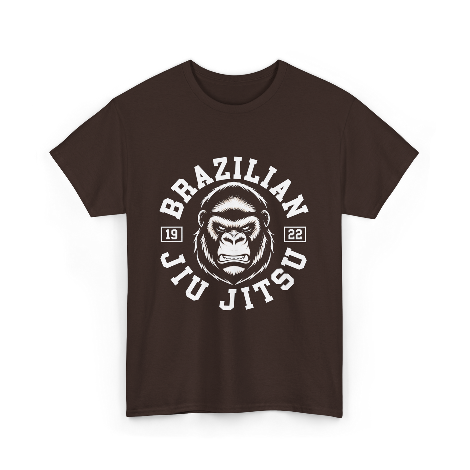 Brazilian Jiu Jitsu BJJ Martial Arts T-Shirt - Dark Chocolate