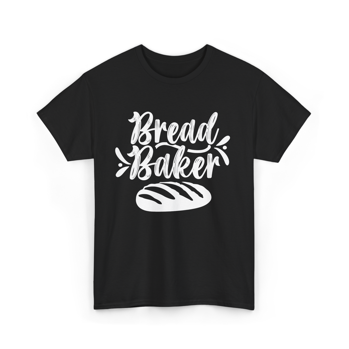 Bread Baker Baking Loaf T-Shirt - Black