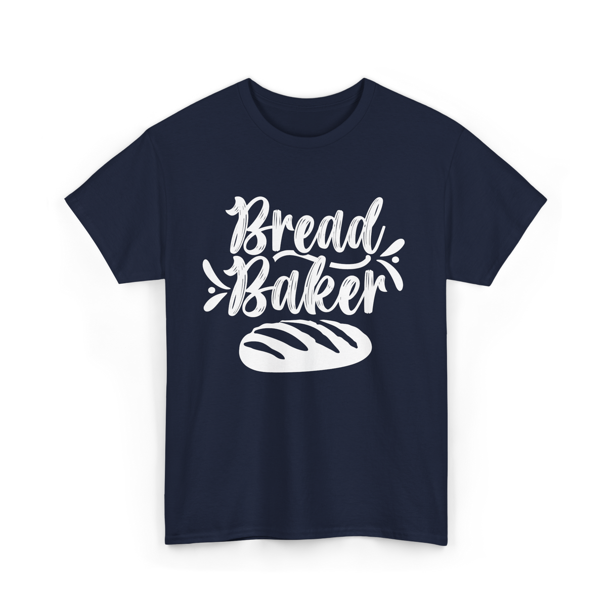 Bread Baker Baking Loaf T-Shirt - Navy