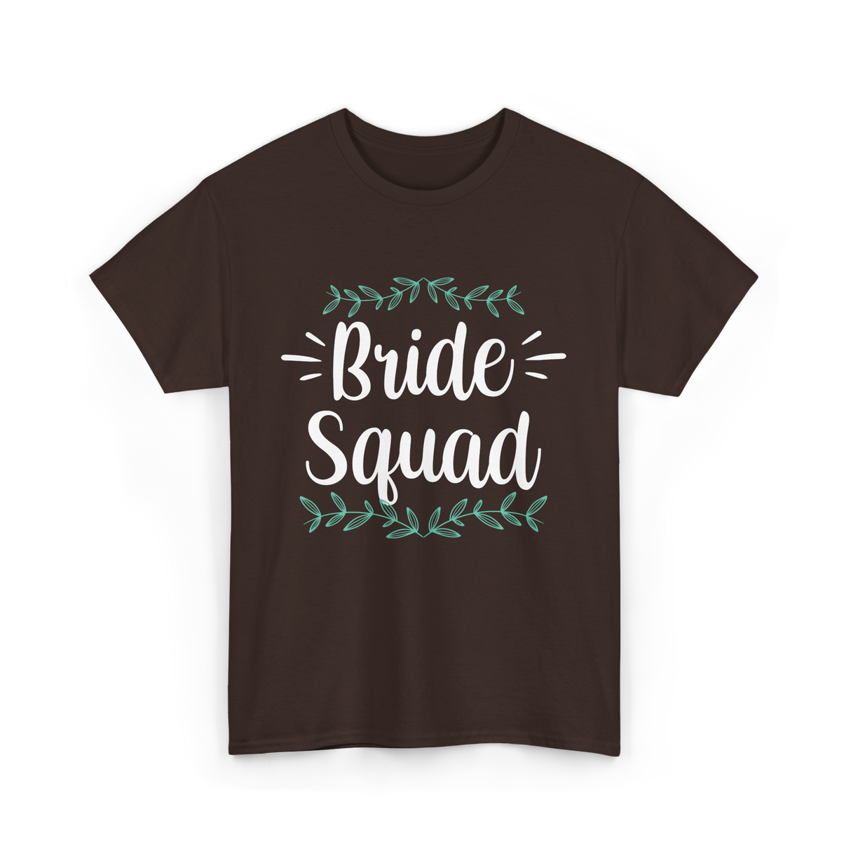 Bride Squad Wedding Party T-Shirt - Dark Chocolate