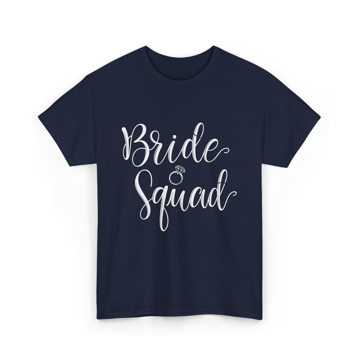 Bride Squad Wedding Squad T-Shirt - Navy